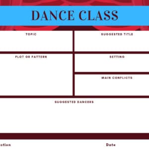 Choreography worksheet by BalletConsultlant